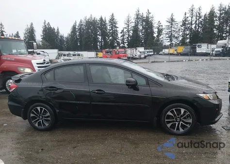 2013 Honda Civic Ex z USA, uszkodzony, nr VIN 2HGFB2F88DH555245